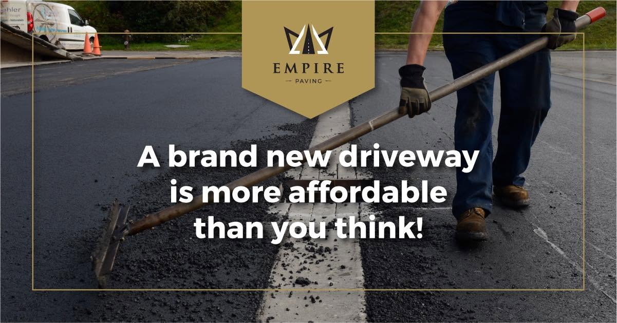 A brand new driveway is more affordable than you think